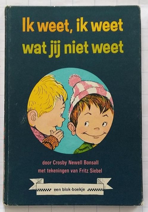 Ik weet, ik weet wat jij niet weet - Crosby Newell Bonsall, Boeken, Prentenboeken en Plaatjesalbums, Gelezen, Prentenboek, Ophalen of Verzenden