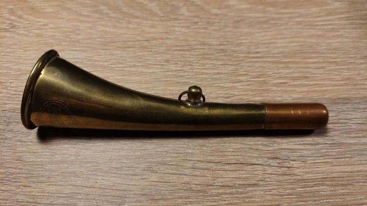 Oriënt Express Conducteurs Hoorntje - Koper, Antiek en Kunst, Antiek | Koper en Brons, Koper, Ophalen of Verzenden