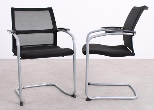 Sedus | Open Up | Vergaderstoel | Zwart/aluminium, Huis en Inrichting, Stoelen, Zo goed als nieuw, Vijf, Zes of meer stoelen, Metaal