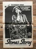 Paginagrote A3 advertentie ROLLING STONES Stones Story relea, Ophalen of Verzenden