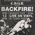 Backfire! ‎– Live At CBGB's, Ophalen of Verzenden, Nieuw in verpakking, 12 inch, Rock-'n-Roll