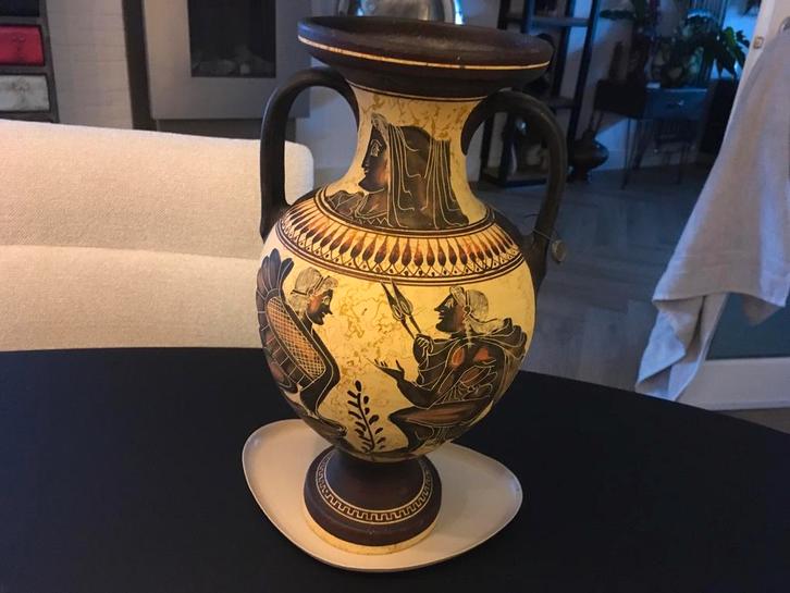 Antieke Griekse Vaas Replica.  Amfoor., Antiek en Kunst, Antiek | Vazen, Ophalen of Verzenden