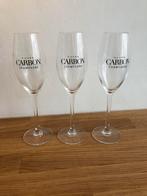 3 champagneglazen Cuvée Carbon champagne Chef et Sommelier, Ophalen of Verzenden, Nieuw, Frankrijk, Champagne