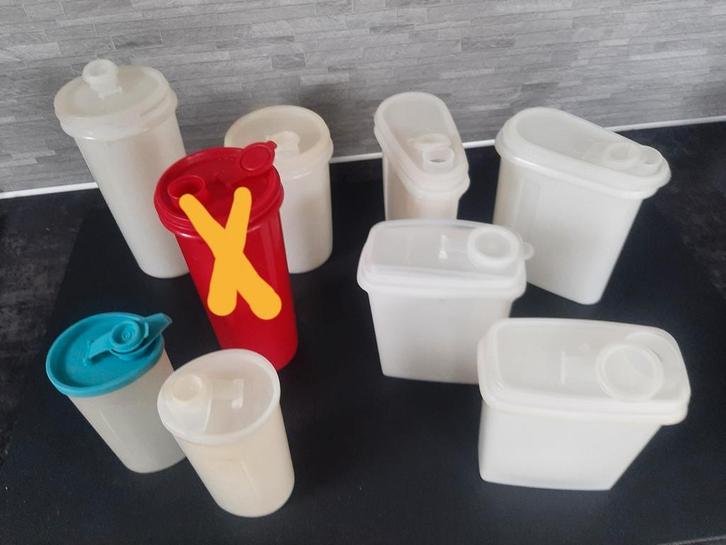 Tupperware voorraadbussen bewaarbussen strooibussen VA.PRIJS, Huis en Inrichting, Keuken | Tupperware, Overige typen, Ophalen of Verzenden