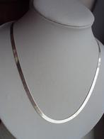 zilveren visgraat ketting, Ophalen of Verzenden, Gebruikt, Zilver, Zilver