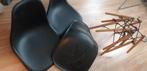 3x design kuipstoelen (gedemonteerd) bouten ontbreken !, Huis en Inrichting, Stoelen, Ophalen, Gebruikt, Zwart, Drie