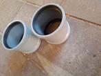 Overschuifsok 125 pvc., Doe-het-zelf en Verbouw, Buizen en Afvoer, Ophalen, Bochten, Pvc, Nieuw