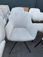 Grijze eetkamerstoelen draaibaar 3 stuks, Huis en Inrichting, Stoelen, Ophalen, Zo goed als nieuw, Grijs, Vijf, Zes of meer stoelen