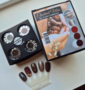 Urban Nails Chestnut vibes gelpolish en glitter collectie beschikbaar voor biedingen