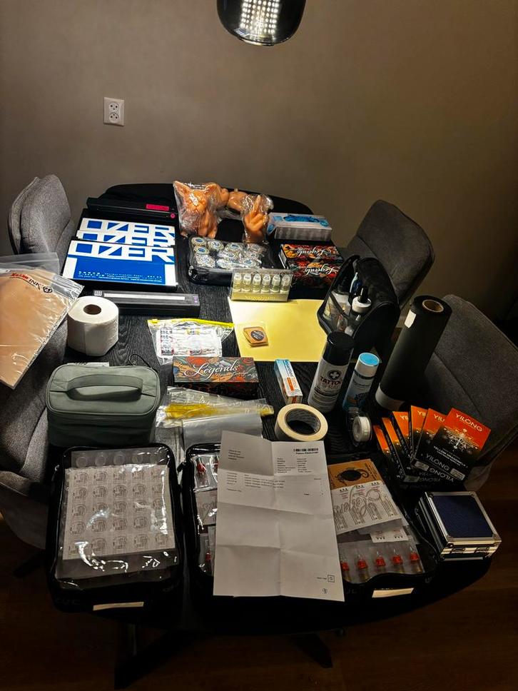 Tattoo spullen en Dragonhawk Fold Pro stencil printer tattoo, Hobby en Vrije tijd, Knutselen, Gebruikt, Materiaal, Ophalen of Verzenden