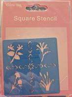 Square Stencil BE003S, Ophalen of Verzenden, Nieuw, Overige thema's, Pons of Mal