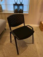 Stoelen, Huis en Inrichting, Ophalen, Gebruikt, Zwart, Vier