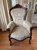 2 stuks klassieke fauteuils, Huis en Inrichting, Fauteuils, Ophalen, Gebruikt, Stof, 50 tot 75 cm