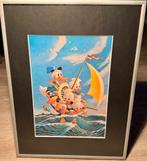 Donald Duck reproductie olie verf Carl Barks, Eén stripboek, Ophalen of Verzenden, Zo goed als nieuw, Walt Disney