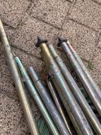 Stalen tentframe met petluifelstokken, Ophalen, Gebruikt