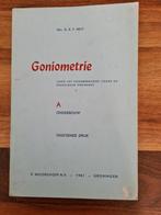 Goniometrie. A.                      Onderbouw., Gelezen, Alpha, D.k.f. Heyt, HBO