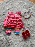 Baby Born Kledingsetje: Jurk, Legging, Schoenen & Haarband, Ophalen of Verzenden, Zo goed als nieuw, Babypop