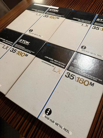 TDK 10.5” tapes aluminium reel beschikbaar voor biedingen