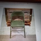 Partij klapstoelen leger, Ophalen, Gebruikt, Overige kleuren, Metaal