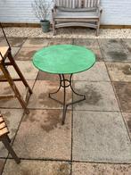 Brocante franse bistro tafel, Ophalen of Verzenden