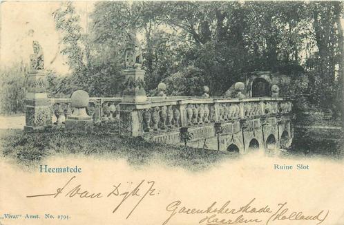 (701-121-041) Heemstede Ruine Slot, Verzamelen, Ansichtkaarten | Nederland, Noord-Holland, Verzenden
