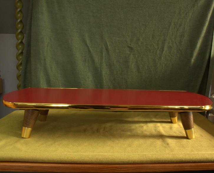 Retro Geïnspireerde Plantentafel/bureau plank, Verzamelen, Retro, Huis en Inrichting, Ophalen