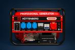 Huttenberg H8500W Benzine Generator - Nieuw in Doos!, Doe-het-zelf en Verbouw, Aggregaten, Ophalen, Elektrisch startend, Benzine