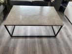 Jysk Salontafel Betonlook, Huis en Inrichting, Tafels | Salontafels, Ophalen, Gebruikt, 100 tot 150 cm, Vierkant