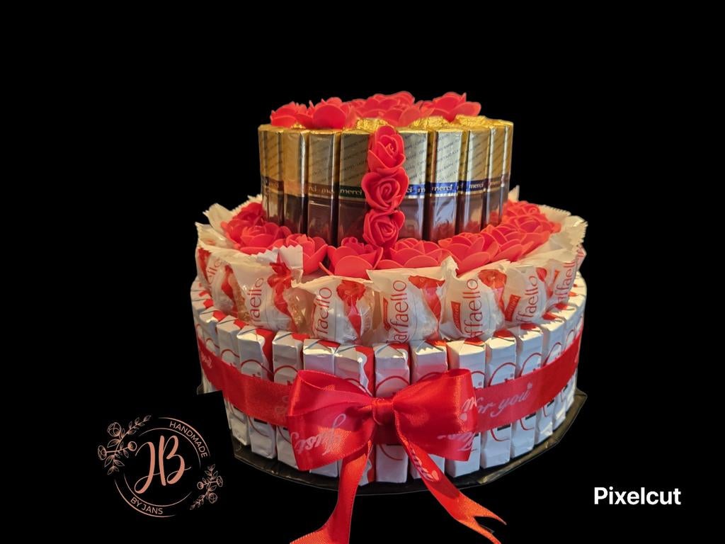 Unieke chocolade taart, Ophalen of Verzenden