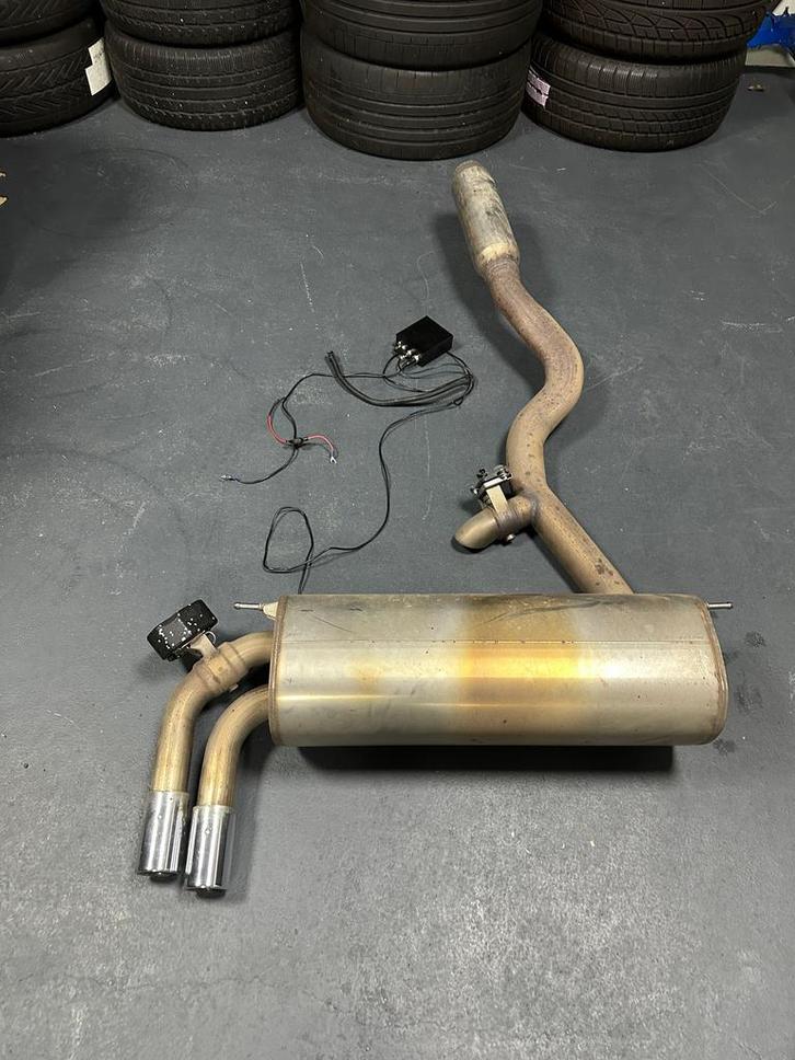 BMW F Serie Einddemper + middendemper met ABC Klep! F30 F31, Auto-onderdelen, Uitlaatsystemen, Gebruikt, Ophalen of Verzenden