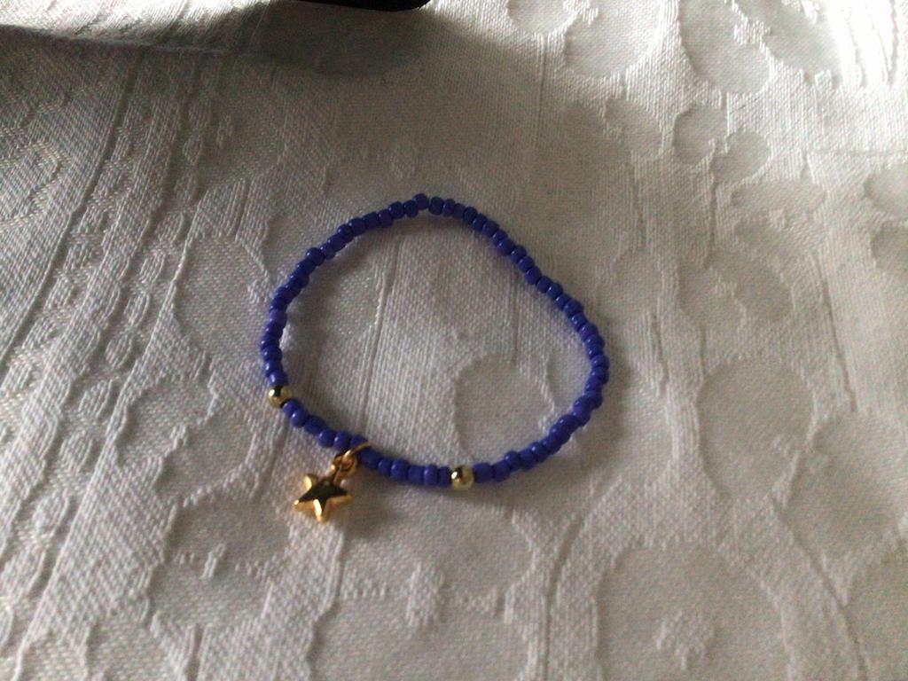 Zelfgemaakt hip armbandje, Verzenden, Nieuw, Elastiek