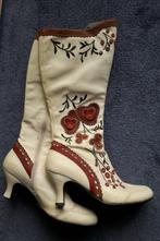 Off White Embroided Boots, Kleding | Dames, Schoenen, Hoge laarzen, Verzenden, Wit, Zo goed als nieuw