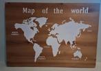 Map of the world wanddecoratie, Huis en Inrichting, Woonaccessoires | Wanddecoraties, Ophalen, Nieuw