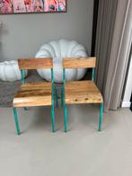 Kidsdepot kinder stoeltjes vintage look mintgroen, Ophalen, Zo goed als nieuw, Stoel(en)
