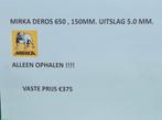 Mirka DEROS II 650 Ø 150 mm, uitslag 5.0 mm, Doe-het-zelf en Verbouw, Gereedschap | Schuurmachines, Ophalen, Nieuw, Minder dan 600 watt