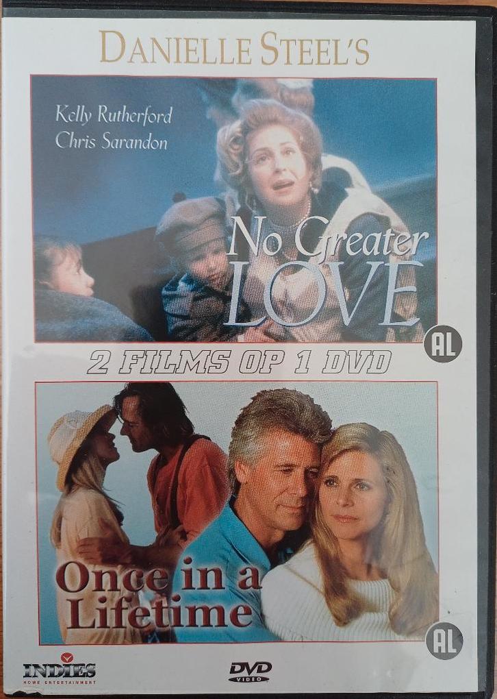 DVD Danielle Steel's - No greater love & Once in a lifetime, Cd's en Dvd's, Dvd's | Drama, Zo goed als nieuw, Drama, Alle leeftijden