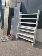 Altrex rolsteiger RS5, 135x245, werkhoogte 8,20 mtr ,zgst., Doe-het-zelf en Verbouw, Steigers, Ophalen, Zo goed als nieuw, Rolsteiger of Kamersteiger