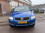 Volkswagen Touareg 3.2 V6 Nieuwe APK, Auto's, Automaat, Gebruikt, 3189 cc, Blauw