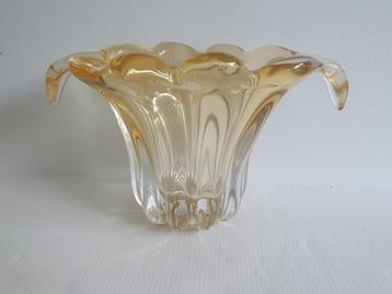 antieke kristallen vaas - waterval vaas - " Murano " beschikbaar voor biedingen