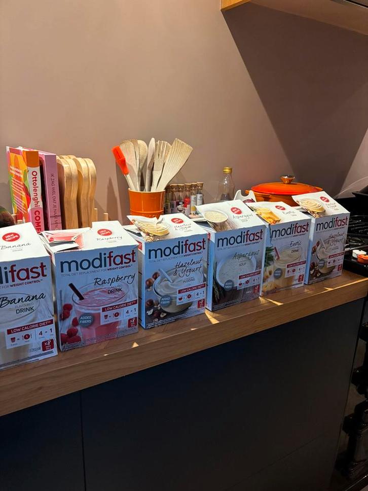 Modifast maaltijd vervangers, Sieraden, Tassen en Uiterlijk, Uiterlijk | Dieet en Afvallen, Zo goed als nieuw, Overige typen, Ophalen of Verzenden