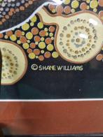 schilderij aboriginal art australia shane williams, Huis en Inrichting, Ophalen of Verzenden, 'T Olde Gre-j, Info@toldegrej.nl