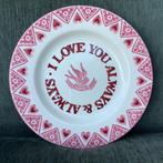 Emma Bridgewater- servies- LOVE YOU💕 Plate- Special- Nieuw!, Nieuw, Ophalen of Verzenden, Bord(en), Overige stijlen