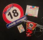 Versiering 18 jaar, Ophalen of Verzenden, Zo goed als nieuw, Versiering, Verjaardag