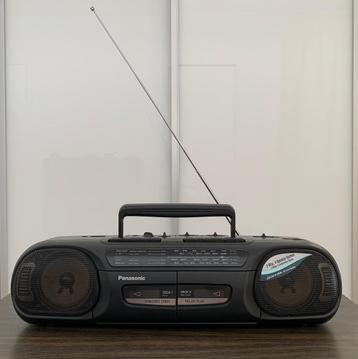 PANASONIC Dubbel Cassettedeck Radio Vintage beschikbaar voor biedingen
