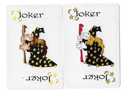 2 leuke heksen jokers, Verzamelen, Speelkaarten, Jokers en Kwartetten, Zo goed als nieuw, Speelkaart(en), Verzenden