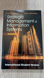 Strategic Management of information systems, Boeken, Studieboeken en Cursussen, Ophalen of Verzenden, Zo goed als nieuw