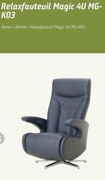 Relaxfauteuil met sta op functie, Huis en Inrichting, Ophalen, Zo goed als nieuw, Leer, 75 tot 100 cm