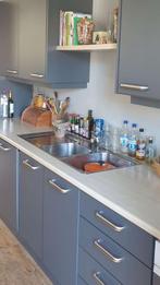 Franke RVS spoeltafel met afdruipblad + mengkraan 116 x 51cm, Huis en Inrichting, Keuken | Keukenelementen, Ophalen of Verzenden