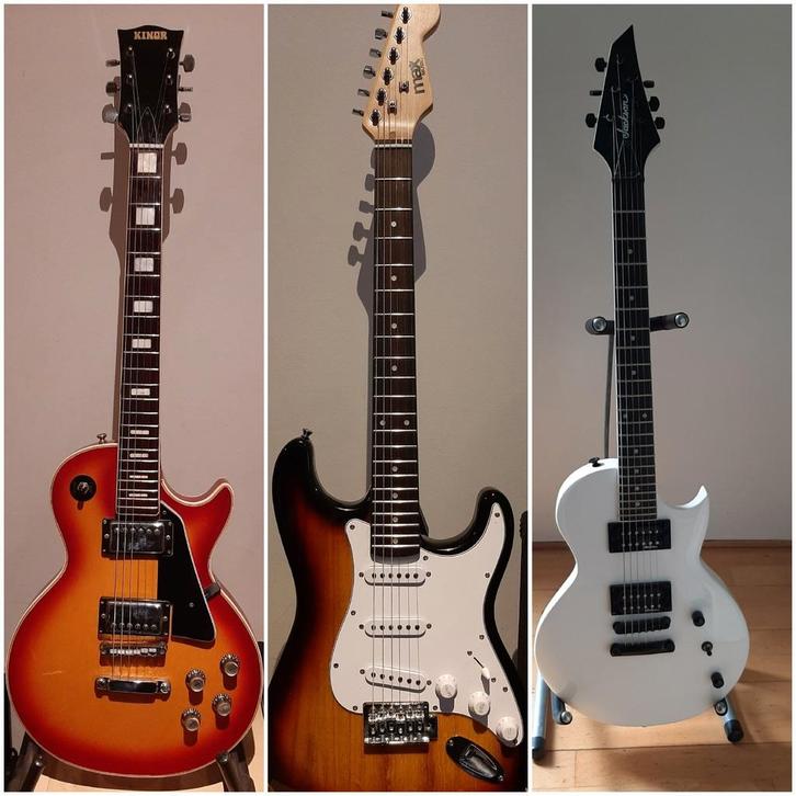 Elektrische gitaren. Jackson Squier Ibanez, Muziek en Instrumenten, Snaarinstrumenten | Gitaren | Elektrisch, Zo goed als nieuw