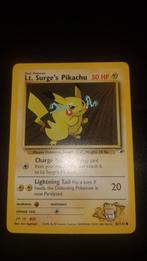 Lt.Surge's pikachu 81/132, Ophalen, Zo goed als nieuw, Losse kaart
